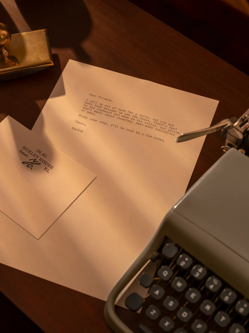Huxley House Typewriter.