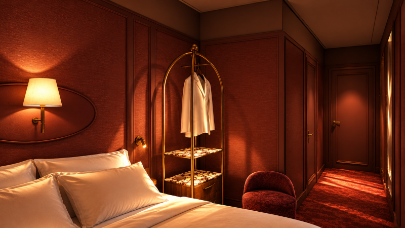 Huxley House Room Render.